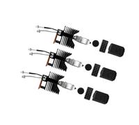 Eujgoov Lot de 3 Hotend de Rechange pour Imprimante 3D Snapmaker U1, Buse de 0,2 Mm, 0,4 Mm, 0,6, 48 W, Chauffage Rapide, Kit Hotend en Céramique avec Buse en Acier trempé pour