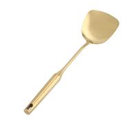 Eujgoov Louche à Soupe Cuillère en Acier Inoxydable, Conception Creuse, Résistante à la Chaleur, Résistante aux Rayures, Outil de Cuisine pour la Cuisine et le Service (spatule)
