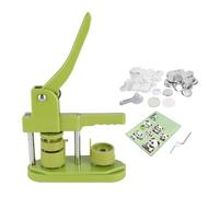Eujgoov Machine à Fabriquer des Boutons 2,25 Pouces (58 mm) 100 Ensembles Kit de Presse à Badges DIY avec Livre à Motifs de Panda Poignée Ergonomique Pièces Inférieures en Plastique en (32mm)