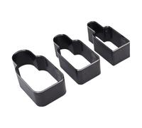 Eujgoov Matrices de Découpe de Cuir pour Bouteille de Vin en Acier allié, Ensemble de Moules de Poinçonnage avec Bords Propres pour Projets D'artisanat du Cuir 75mm 69mm 62mm 3 Pièces