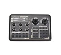 Eujgoov Mélangeur SK600 Carte Son Externe Numérique pour Diffusion en Direct avec Puce DSP Réduction du Bruit Double Micro Casque Effet de Changement de Voix Lumières Idéal pour Les Chanteurs