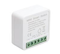 Eujgoov Mini Commutateur WiFi Intelligent, Module de Commande D'éclairage Mural, 16A AC100-240V, Fonctionne avec 50-60HZ pour L'automatisation de L'éclairage Domestique