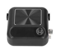 Eujgoov Mini Kit de Compresseur D'Aérographe 12L Min Bouton Contrôle en Continu 15PSI Ensemble de Pistolet Aérographe avec Buse de 0,2 Mm Tasse de 5 Ml pour Modèle de Peinture de (ABS+laiton 2)