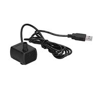 Eujgoov Mini Pompe Submersible, 230 L,H 12 V CC sans Balais avec Prise USB | Résine époxy 100 % étanche, Axe en Acier Inoxydable Résistant à L'usure, Tête de 200 Cm, Base à Ventouse, pour Aquariums