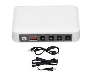 Eujgoov Mini UPS 6000mAh Alimentation Secours Routeur WiFi 5V 9V 12V Batterie Rechargeable Protection Coupure Courant Bureau Maison Prise EU
