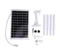 Eujgoov Modem Routeur 4G LTE à énergie Solaire, Extension Solaire 6 300 Mbps avec Emplacement pour Carte SIM, Batterie 18 000 MAh 150 M IP66, Panneau 12 W, 7 Jours d'alimentation, pour Le (Antennes