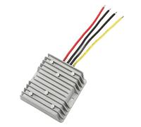 Eujgoov Module Boost DC, Aluminium moulé sous Pression, Régulateur de Puissance 10 A à Taux de Conversion élevé pour Systèmes Audio et de sécurité de Voiture