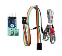 Eujgoov Module de Capteur Thermocouple Type K, Détection de Température | Construction ABS Blindée Métal, Résolution 0,25 °C, Fonctionnement 3-5,5 V, pour Congélateurs, Réfrigérateurs, Boîtes de