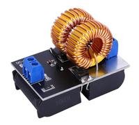 Eujgoov Module de Chauffage par Induction ZVS, Puissance Maximale 120W, Carte ZVS BYS459-1500 5V-12V avec Bobine de Chauffage pour Entraînement d'escabeau
