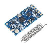 Eujgoov Module de Port Série sans Fil HC-12, émetteur-récepteur 1000 M | MCU intégré, Aucune Programmation Requise, Antenne Ressort Incluse, Prend en Charge le Réseau un à Plusieurs, 100 Canaux de