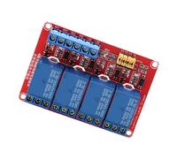 Eujgoov Module de Relais à 4 Canaux 5V12V24V, Carte Optocoupleur avec Déclencheur Haut et Bas, Conception Tolérante aux Pannes pour les Projets de Bricolage (12V)