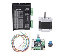 Eujgoov Nema 23 Moteur Pas à Pas Boucle Fermée Hybride 23HS5628 2.8A 126N.cm avec Pilote DM542 Microstep pour Imprimante 3D CNC Machine Gravure