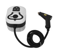 Eujgoov Nettoyeur à Vapeur Portable 105 ℃ Haute Température Sous Pression Portable avec Tube de Pistolet Pulvérisateur de 2 M Cordon D'alimentation de 1,5 M pour la Maison, la Cuisine, (Prise UE 220V)