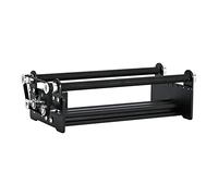Eujgoov Outil de Pièces de Graveur, Rouleau Rotatif en Aluminium, Module d'angle Réglable pour Objets Cylindriques 18-120 Mm Compatible avec la Plupart des Machines de Gravure