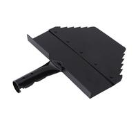 Eujgoov Pelle de Nettoyage de Jardin, Pelle Plate Multifonctionnelle Robuste en Acier au Manganèse avec Lame Dentée Trapézoïdale pour Le Désherbage du Déneigement des Bordures de