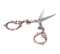 Eujgoov Petits Ciseaux, Ciseaux de Couture Polyvalents en Acier Inoxydable pour la Broderie et le Tissu - Idéal pour l'artisanat et la Mise en Forme des Sourcils (Or Rose)