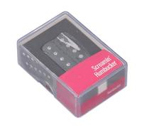 Eujgoov Pickup Humbucker Classical Timbre Grand Volume A Réglable Niveau électrique DC 8,7kΩ Col de Pont 16,7KΩ Espacement de Trous 52 Mm 6 Cordes Adaptées à la Guitare Basse à Double