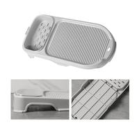 Eujgoov Planche à Laver le Linge Portable Efficace, Mini Planche à Laver en Plastique avec Support pour le Lavage des Mains, Voyage, Camping, Entraînement pour Enfants, LéGère 380 G 15,2 X 7,4 Pouces