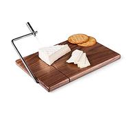 Eujgoov Planche à Râper à Fromage, Beurre en Fil d'acier Inoxydable avec Base Antidérapante, 25 X 17,5 X 1,8 Cm, pour Fromage, Beurre, Déjeuner, Pâte à Viande, Foie Gras, Préparation du Pain (GREEN)