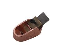 Eujgoov Planification du Travail du Bois Set Planeurs de Pouce de Violon Curbe Sole en Laiton Luthier pour Violoncellant de Bricolage, Pack de 5pcs (Or rose)
