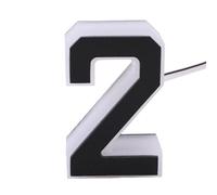 Eujgoov Plaque D'adresse éclairée par Numéro de Maison à LED, Design Moderne Noir et Blanc avec Acrylique IP44 étanche pour la Décoration de Magasin à Domicile