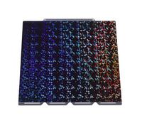 Eujgoov Plateau D' Holographique Double Face PEO PEY pour Imprimante 3D, 276 X 293 Mm, texturé et Brillant, Résistant aux Hautes Températures, Compatible avec la Plateforme Snapmaker U1.