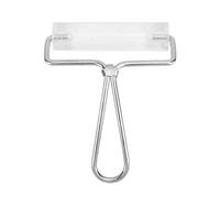 Eujgoov Poignée à Rouleau en Acrylique, Outil à Rouleau de Sculpture en Argile pour Argile Polymère, Estampage, Gaufrage avec Poignée en Métal, Tampon