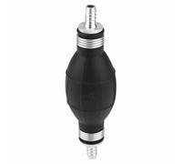 Eujgoov Poire d'amorçage en Caoutchouc pour Pompe à Carburant Manuelle, Grande Pompe de Conduite de Carburant en Caoutchouc 6 Mm, 8 Mm, 10, 12, Rainures Antidérapantes, Doubles Clips (10mm)