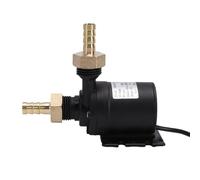 Eujgoov Pompe à Eau Submersible DC 24 V, Moteur sans Balais 19 W, 800 L/H, Tête de 5 M, Pompe de Circulation à Faible Bruit pour Fontaine, étang, Aquarium, Système Solaire, Camping-car,