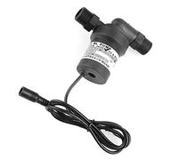 Eujgoov Pompe de Circulation D’eau Chaude 24V CC pour Chauffage Solaire, | Filetage 1,2BSP, Plastique Technique, Température Maximale 100℃, Installation Facile avec Flèche de Débit