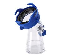Eujgoov Raccord coudé Transparent 45 Degrés, Embout Clair avec Joint intégré et Support Rotatif, pour Sortie de Tuyau D’évacuation de 3 Pouces de Camping Car