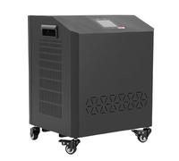 Eujgoov Refroidisseur de Bain de Glace, Système de Refroidissement de 1 Cheval-vapeur avec écran Tactile LCD et Télécommande, pour Seau à Glace à Plongée Froide de Baignoire Inférieur à (Prise UE)