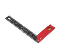 Eujgoov Règle Multi-Angle de 12 Pouces en Alliage D'aluminium, Règle en Forme de L, à Angle Droit avec Mesures Métriques Impériales pour Architectes, Ingénieurs, Charpentiers