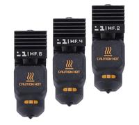 Eujgoov Remplacement Hotend D'imprimante 3D, Buse Hotend 3 Pièces 0.4/0.6/0.8MM + Manchons en Silicone 3 Pièces pour Laboratoire H2D H2S
