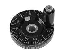 Eujgoov Roue à Main en Bakélite de 63mm, Poignée de Fraisage, Manivelle pour Meuleuse de Tour avec Poignée, Accessoire de Machine-outil Industrielle