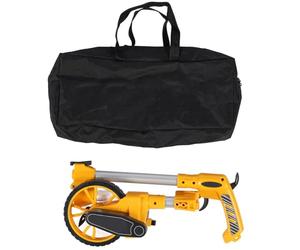 Eujgoov Roue de Mesure Mécanique, Petite Roue, Double Pliable, une e Réinitialisation, Béquille, Point de Départ, Sac de Transport en Tissu 0 9999.9m