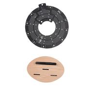 Eujgoov Roue du Cercle des Quintes pour Guitare, Tableau des Accords en | Alliage D'aluminium, Support en érable, Guide D'affiche, Apprentissage de la Musique, Écriture de Chansons, Pratique de la