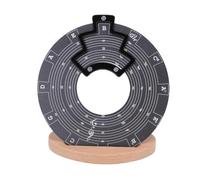 Eujgoov Roue du Cercle des Quintes pour Guitare, Tableau des Accords en | Alliage D'aluminium, Support en érable, Guide D'affiche, Apprentissage de la Musique, Écriture de Chansons, Pratique de la