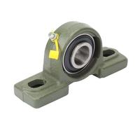 Eujgoov Roulement à Bloc d'oreiller, unité Montée Verticale 2, Base Solide, Boîtier de Roulement à Billes en Acier au Chrome à Haute Teneur en Carbone pour Machines de Transport de Métallurgie