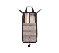 Eujgoov Sac pour de Tambour, Tissu Oxford avec 2 Paires de en Bois d'érable 5A, Peut Contenir 4 Paires pour Batteurs et Percussionnistes de Marche