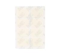 Eujgoov Sax Embouchure Patch Caoutchouc Adhésif Fort pour Clarinette Saxophone Soprano Alto Ténor(Blanc 0.3mm Petit Ovale)