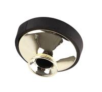 Eujgoov Sax Sound Muet Sax Amortisseur Silencieux Accessoire Abs Muet Silencieux Bruit Supprimer Musique Instrument Partitie pour Alto Saxophone (GOLD)