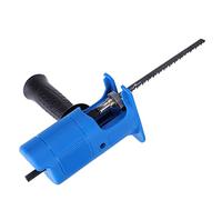 Eujgoov Scie Alternative Portative, Lames en Acier Rapide, Poignée Ergonomique, Convertit la Perceuse électrique pour la Coupe du Bois et du Métal