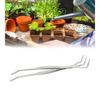 Eujgoov Smooth &, Matériau Haut de Gamme, Utilisation Polyvalente, Outil de bonsaï, Outil de Jardinage en Acier Inoxydable Root Rake Twezers Kit pour Les Passionnés Débutants, Conception 2 en 1,