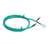 Eujgoov Sonde de Thermocouple de Type K Capteur de Température Haute Précision Patch en Acier Inoxydable Plage 0-200 ℃ avec Fil de Silicone pour la Conservation de l'eau Industrie Chimique (2m)