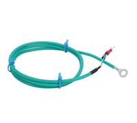 Eujgoov Sonde de Thermocouple de Type K Capteur de Température Haute Précision Patch en Acier Inoxydable Plage 0-200 ℃ avec Fil de Silicone pour la Conservation de l'eau Industrie Chimique (1m)