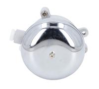 Eujgoov Sonnette D'alarme en Alliage D'aluminium, Puissance Sonore de 125 Mm, 75 DB, IP54, Bronze étincelant, Sonnerie Claire et Puissante Antidéflagrante pour évacuation d'urgence avec (220V)