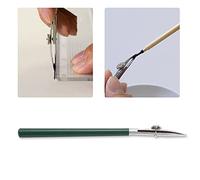 Eujgoov Stylo Règle pour Liquide de Masquage, Stylo à Ligne Réglable Professionnel en Métal, 4 Tailles pour Peinture à l'aquarelle, Bande Dessinée, Dessin Technique, Illustration de Calligraphie