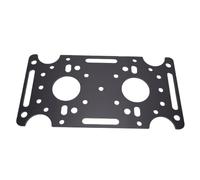 Eujgoov Support de Fixation pour Boîte aux Lettres, Acier laminé à Froid | Compatible avec des Trous de 10x4, 5x5, 7x3,25, 3,25x3,25 Pouces, Idéal pour un Usage Architectural et Résidentiel, Tout le