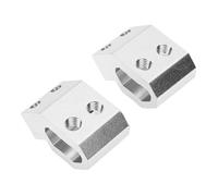 Eujgoov Support de Rail de Boîte à Outils adapté à la Pince de Verrouillage D'emballage, Kit de Support Simple Face avec 4 Vis pour Système de Rail de Guidage, 2 Paquets